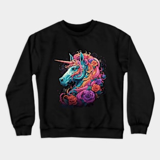 Beautiful Unicorn Gothic Tee Crewneck Sweatshirt